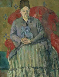 Madame Cézanne in een Rode Armstoel